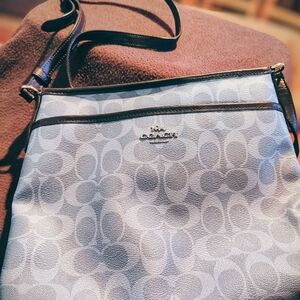 Coach Blue and Black Crossbody Bag